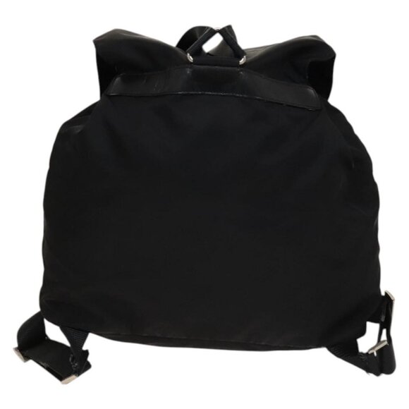 PRADA Backpack Nylon Black Silver Auth main image 9